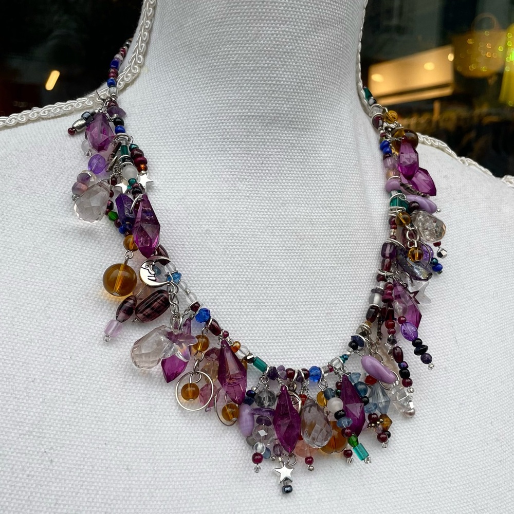 Handmade Crystal Whimsygoth Fairy Necklace